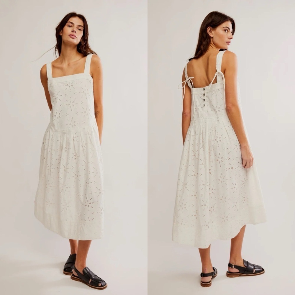 FREE PEOPLE Primvera White Dress XS